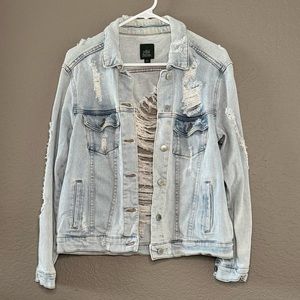 Distressed Denim Jacket